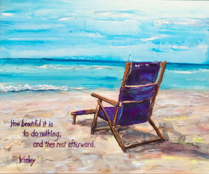 Beach Chair Solitude