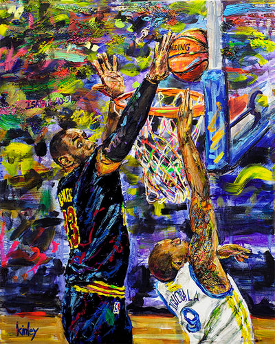 THE BLOCK of the Cleveland NBA Championship Series