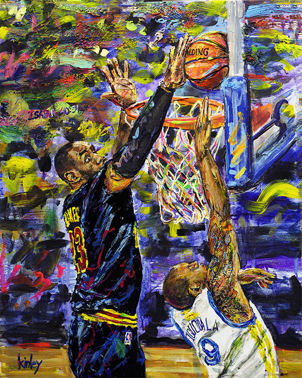 THE BLOCK of the Cleveland NBA Championship Series – Kinley Studio